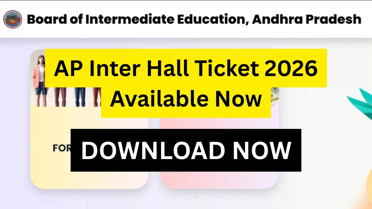AP Inter Hall Ticket 2026 Available Now